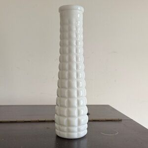 Vintage E O Brody Co. White Milk Glass Bud Vase